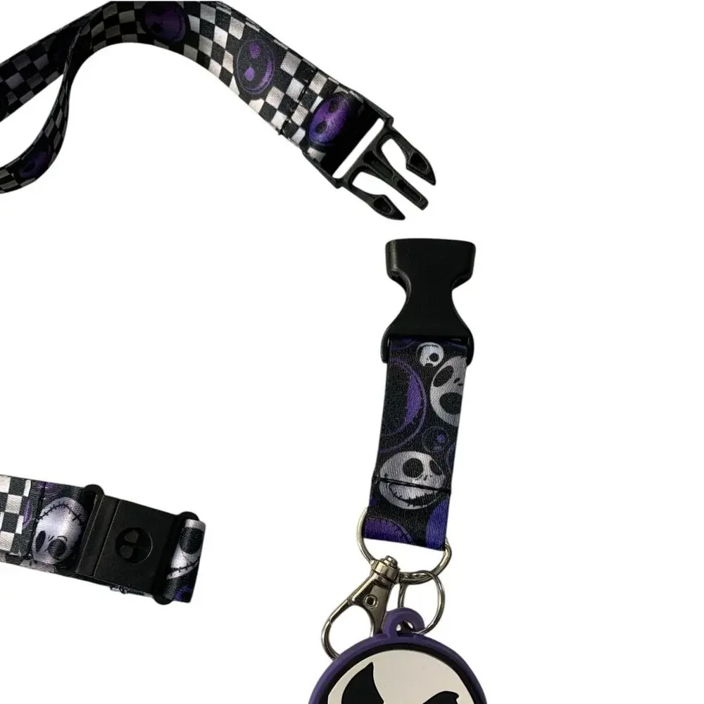 Disney The Nightmare Before Christmas Lanyard ID Badge Holder Spooky Halloween